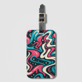 Abstract Graffiti - Bold Vibrant Line Art Style Gepäckanhänger (Vorderseite Vertikal)