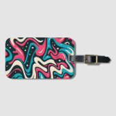 Abstract Graffiti - Bold Vibrant Line Art Style Gepäckanhänger (Vorderseite (Horizontal))