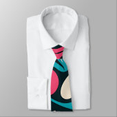 Abstract Graffiti - Bold Vibrant Line Art Style Krawatte (Gebunden)