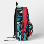 Abstract graffiti pattern urban street art print bedruckter rucksack (Links)