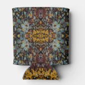 Abstract Graffiti Splatter Painting Art On Black Dosenkühler (Rückseite)