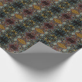 Abstract Graffiti Splatter Painting Art On Black Geschenkpapier (Ecke)