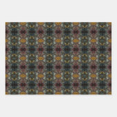 Abstract Graffiti Splatter Painting Art On Black Geschenkpapier Set (Vorderseite)