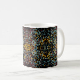 Abstract Graffiti Splatter Painting Art On Black  Kaffeetasse