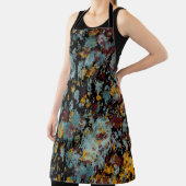 Abstract Graffiti Splatter Painting Art On Black Schürze (InSitu)