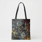 Abstract Graffiti Splatter Painting Art On Black  Tasche (Vorderseite)