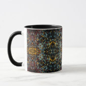 Abstract Graffiti Splatter Painting Art On Black Tasse (Links)