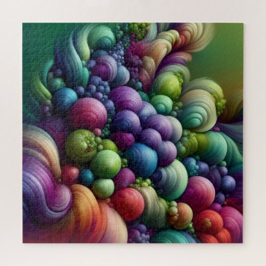 Abstract Grapes Puzzle (Horizontal)