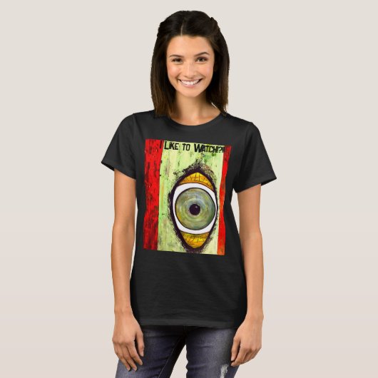 Abstract Graphic Eye T-Shirt (Vorne ganz)