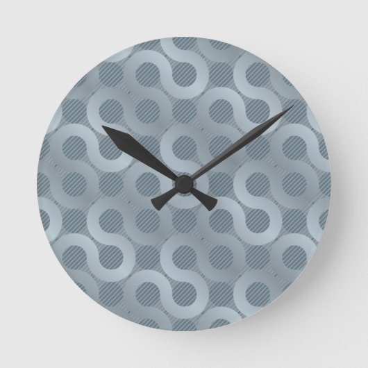 Abstract gray flow background runde wanduhr (Vorderseite)