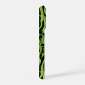 Abstract Green Bio‑Organic Pattern iPhone Hülle (Rechte Seite)