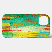 Abstract Green Colorful Case (Rückseite (Horizontal))