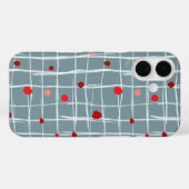 Abstract Grid Pattern Phone Case (Rückseite (Horizontal))