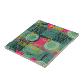 Abstract Grunge Pattern with Geometric Shapes (1) Fliese (Seite)