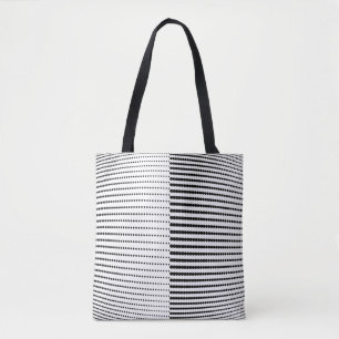 Abstract halftone pattern. Vintage halftone dots b Tasche