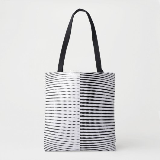Abstract halftone pattern. Vintage halftone dots b Tasche (Vorderseite)