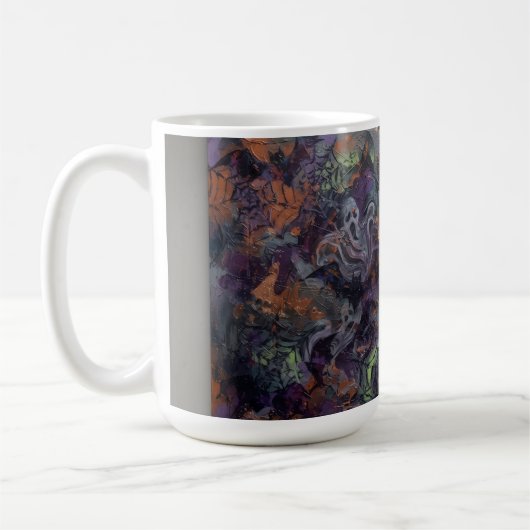 Abstract Halloween Kaffeetasse (Links)