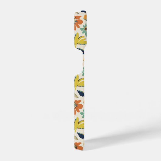 Abstract Hand-Drawn Boho Floral Pattern iPhone Hülle (Rechte Seite)