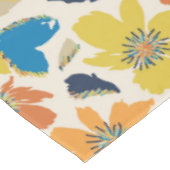 Abstract Hand-Drawn Boho Floral Pattern Tischdecke (Schrägansicht)