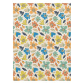 Abstract Hand-Drawn Boho Floral Pattern Tischdecke (Vorderseite)