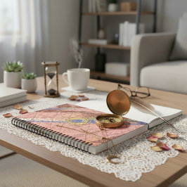 Abstract hand drawn illustration geometrical  notizblock