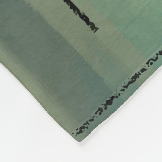 Abstract Hand-Painted Modern Art Canvas | Contempo Fleecedecke (Ecke)