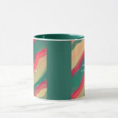 Abstract Hand Painted Pattern Tasse (Zentrum)