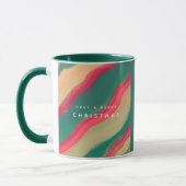 Abstract Hand Painted Pattern Tasse (Links)
