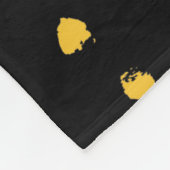 Abstract handmade round seamless pattern throw fleecedecke (Ecke)