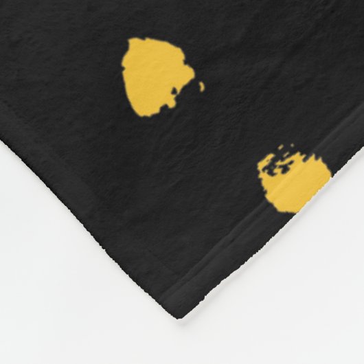 Abstract handmade round seamless pattern throw fleecedecke (Ecke)