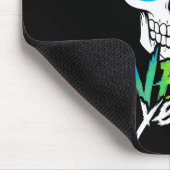 Abstract Happy New Skull Year  Mousepad (Ecke)