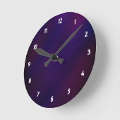 Abstract Haze Runde Wanduhr (Winkel)