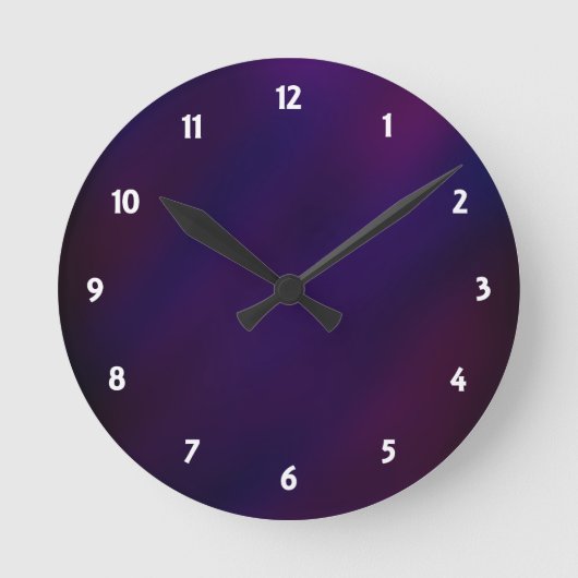 Abstract Haze Runde Wanduhr (Vorderseite)