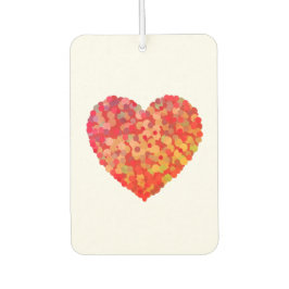 Abstract Heart Confetti Art Autolufterfrischer