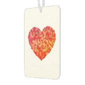Abstract Heart Confetti Art Autolufterfrischer (Links)