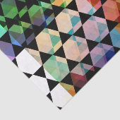 Abstract Hexagon Graphic Design Seidenpapier (Ausschnitt)