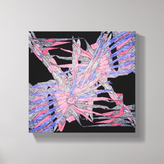 Abstract Hidden Harmony Leinwanddruck (Vorderseite)