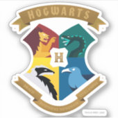Abstract HOGWARTS™ Crest Aufkleber (Vorderseite)
