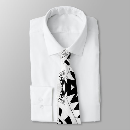 Abstract Horror Comic Art Krawatte (Gebunden)