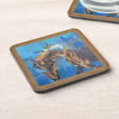 Abstract Horse Art Getränkeuntersetzer (Linke Seite)