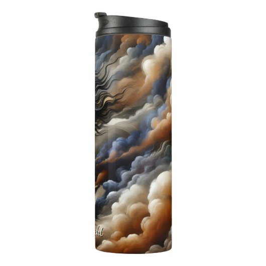 Abstract Horse Cloud Dreamscape Art Thermosbecher (Nach rechts gedreht)