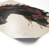 Abstract Horse Wall Art Fotodruck (Ecke)