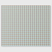 Abstract Houndstooth-Inspired Geometric Pattern Geschenkpapier (Flach)