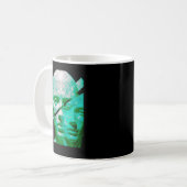 Abstract Human Identity – Dual Perception Textured Kaffeetasse (Vorderseite Links)