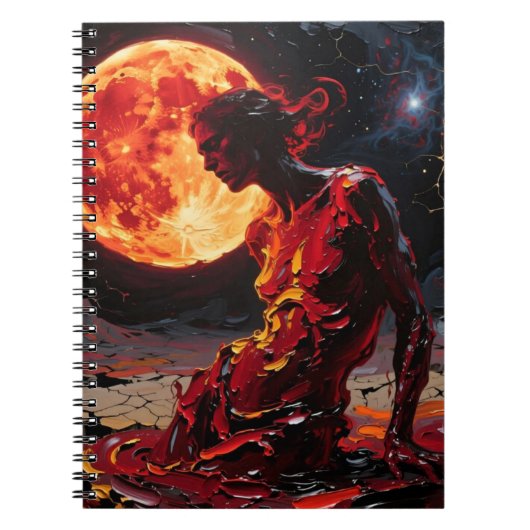 Abstract Human & Imaginary World Photo Notebook Notizblock (Vorderseite)