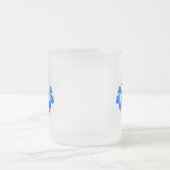Abstract Hummingbird Frosted Mug Mattglastasse (Mittel)