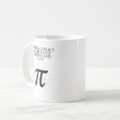 Abstract Ideas Perfectly Concrete Clear Math Kaffeetasse (Vorderseite Links)