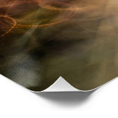 Abstract Intentional Camera Movement Night Light T Poster (Ecke)