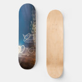 Abstract Intentional Camera Movement Night Light T Skateboard (Vorderseite)