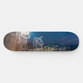 Abstract Intentional Camera Movement Night Light T Skateboard (Horizontal)
